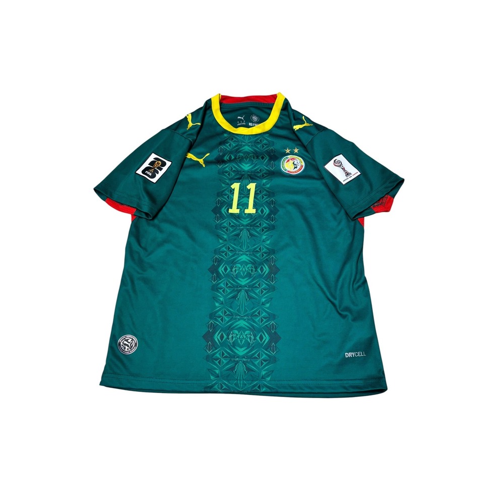 Puma Senegal Nicolas Jackson 11 Jersey Green World Cup 2026 Patch Mens L
